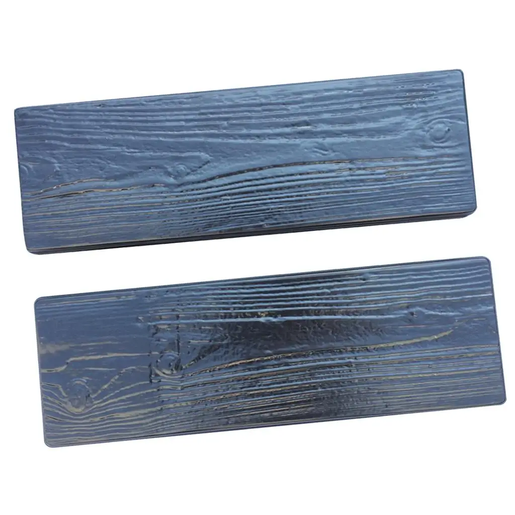 2 Pack Plastic Stepping Wooden Boards for Patio Beautiful Pattern