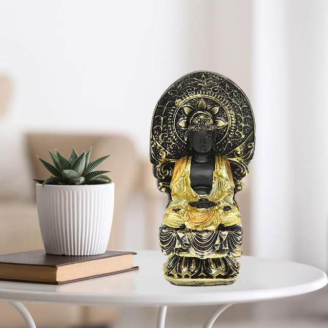 Meditazione Shakyamuni Buddha statua Figurine buddismo fatto a mano  scultura ornamento decorazione della casa accessori soggiorno - AliExpress