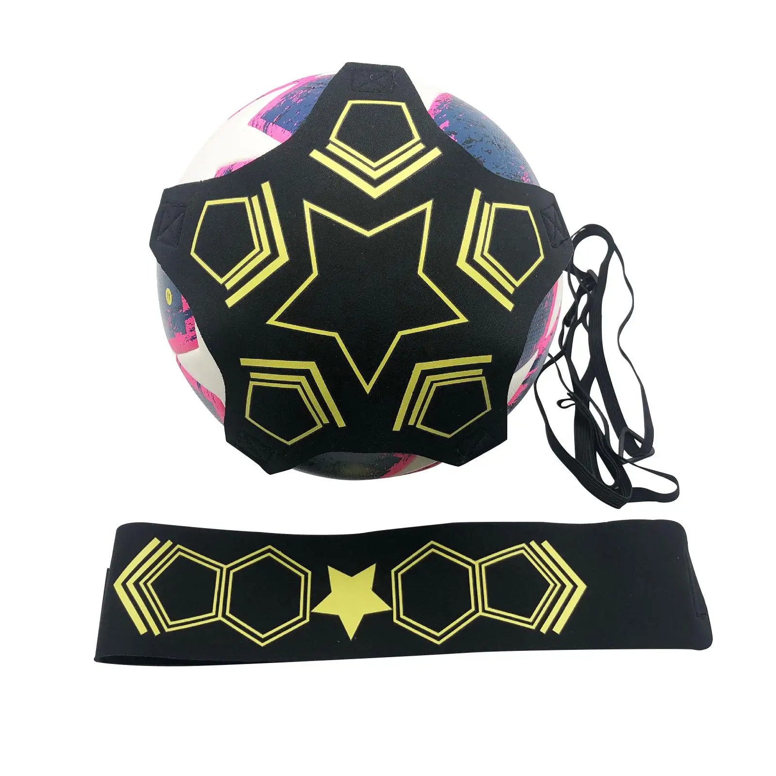 Kick Throw Solo Practice 1.8M Elastic Rope Soccer Trainer for Outdoor Rugby Volleyball