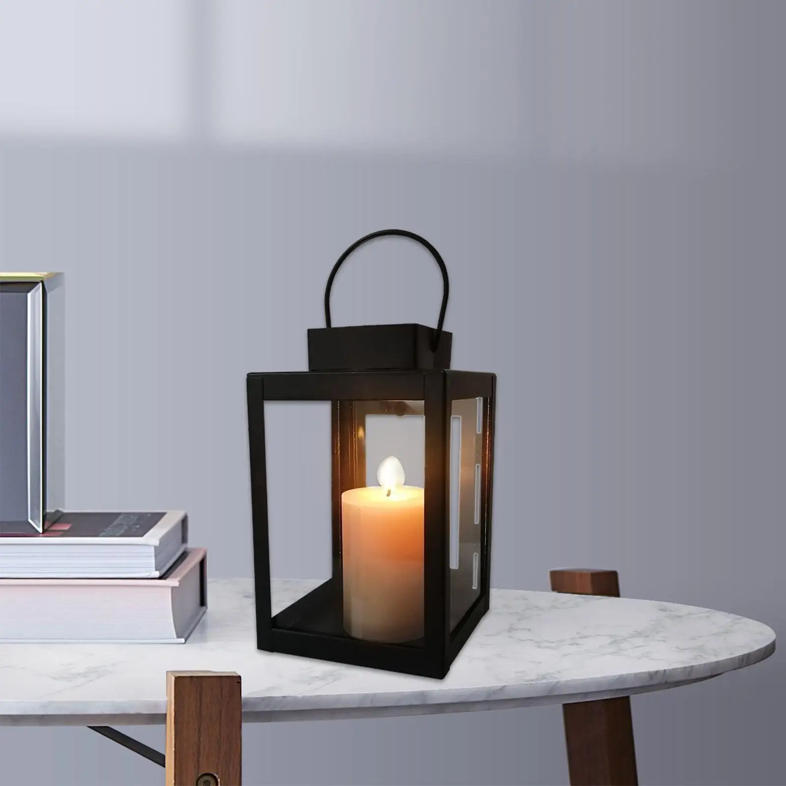 Candle Holder Lantern Windproof Lamp Tea Light Holder for Wedding Christmas