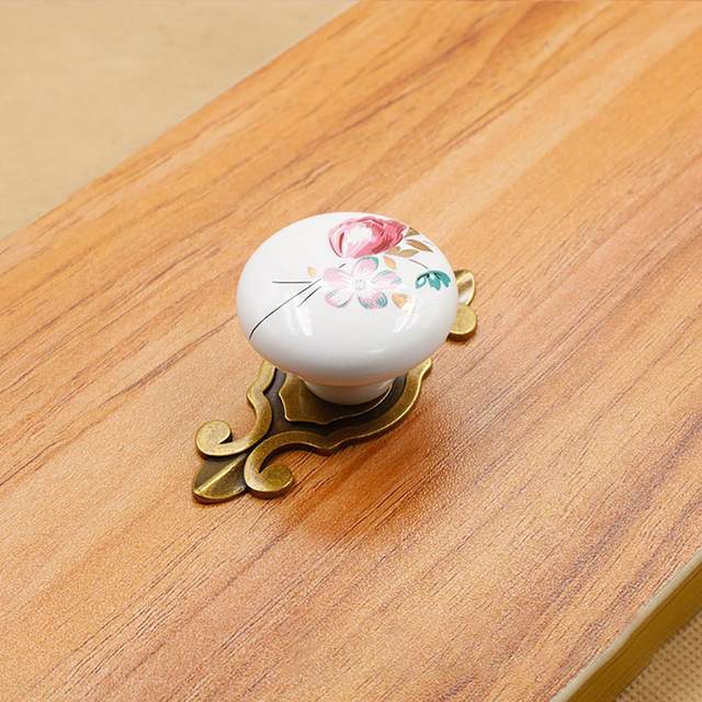 Grifo Lavabo Botones De Cerámica Para Muebles Estilo Shabby Chic - Ideales Para Armarios, Cajones, En Colores Blanco Y Negro Wenger Navaja