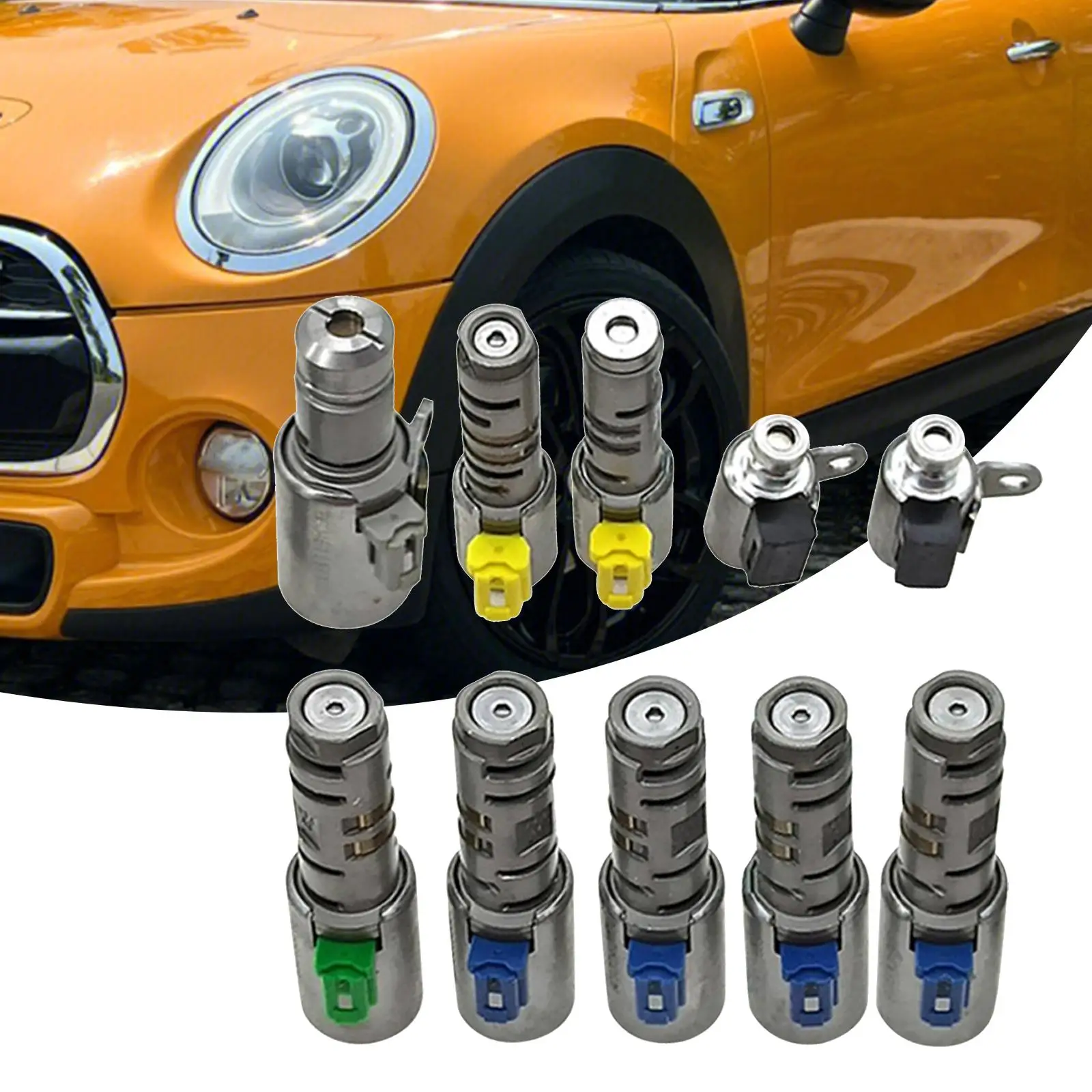 10Pieces 8 Speed Transmission Solenoid Kit for BMW Mini Replacement