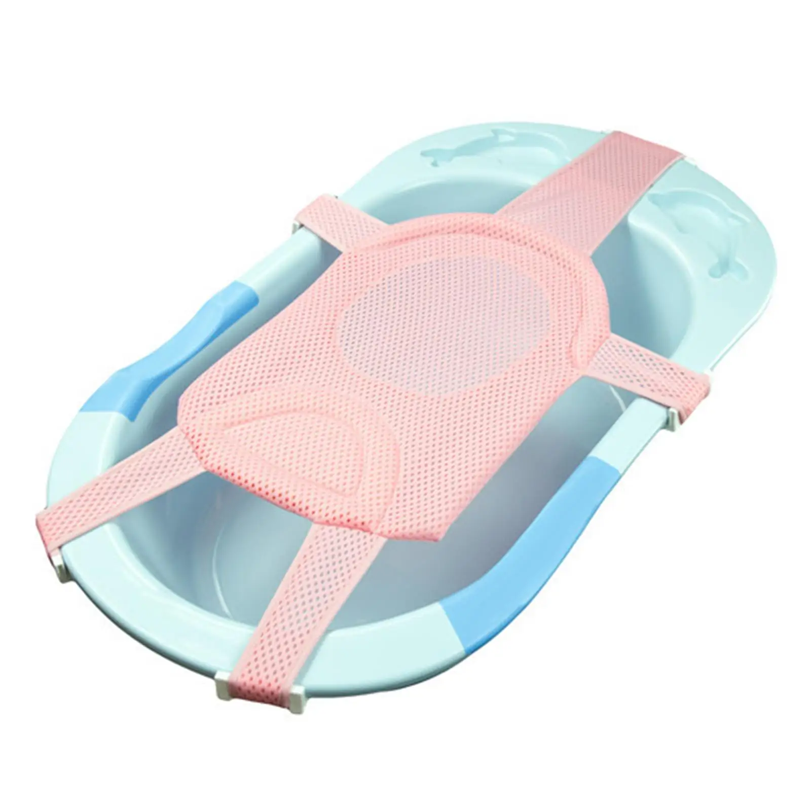 Soft Baby Bathtub  Seat Supporter Comfort Mat Shower Support Mat