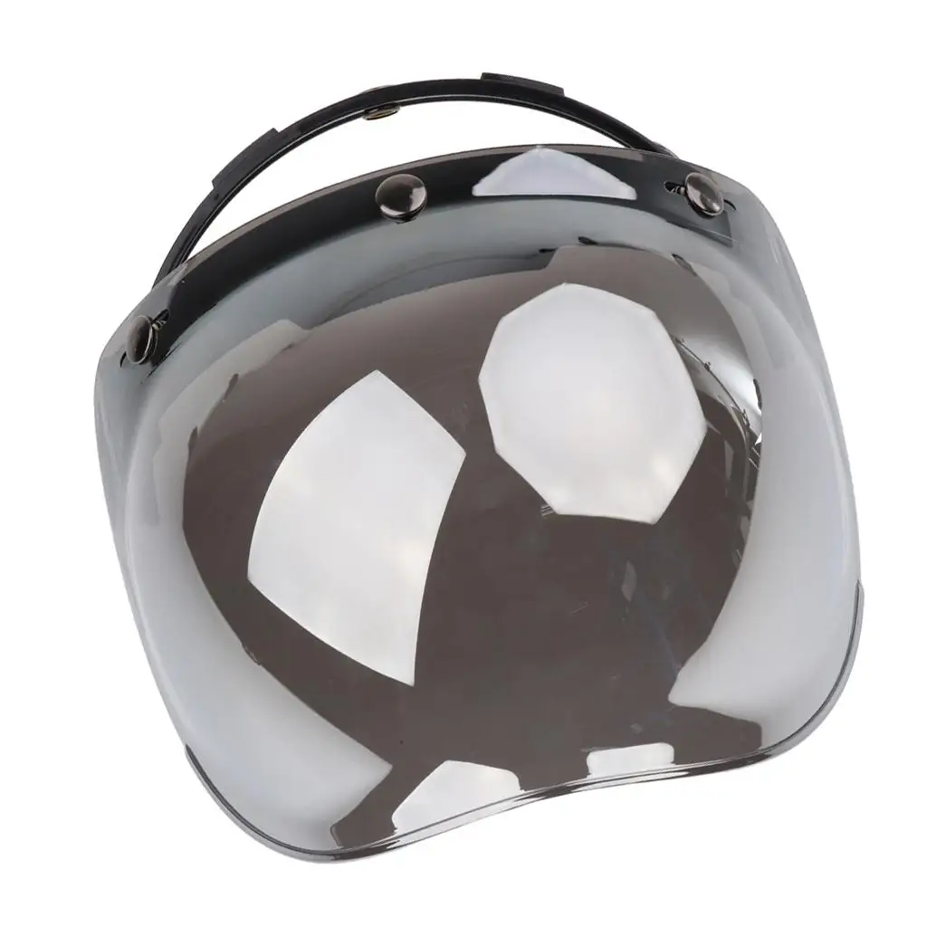 3-Snap Bubble Wind Shield Visor for Bonanza Biltwell Motorcycle Helmet