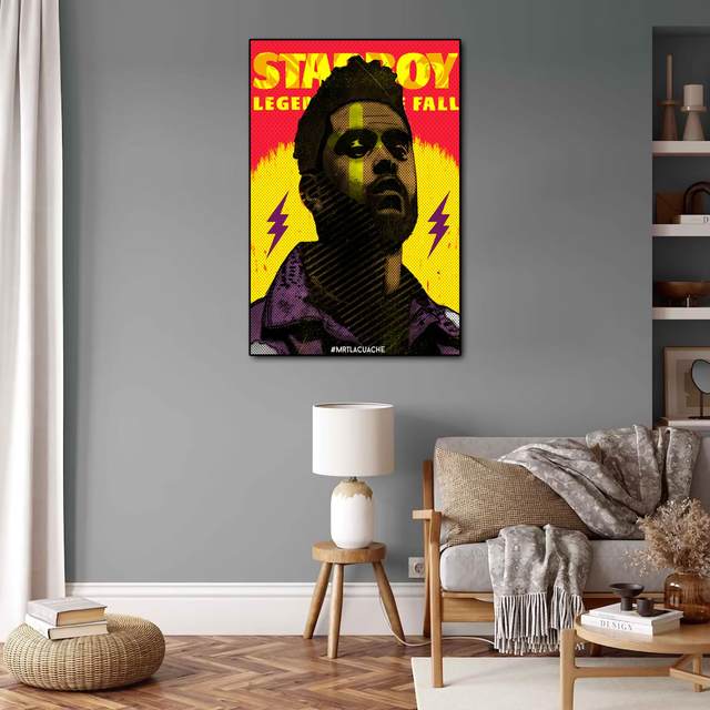 The Weeknd Starboy Hip Hop Rap Music Musician Wall Art Home Decor - POSTER  20x30