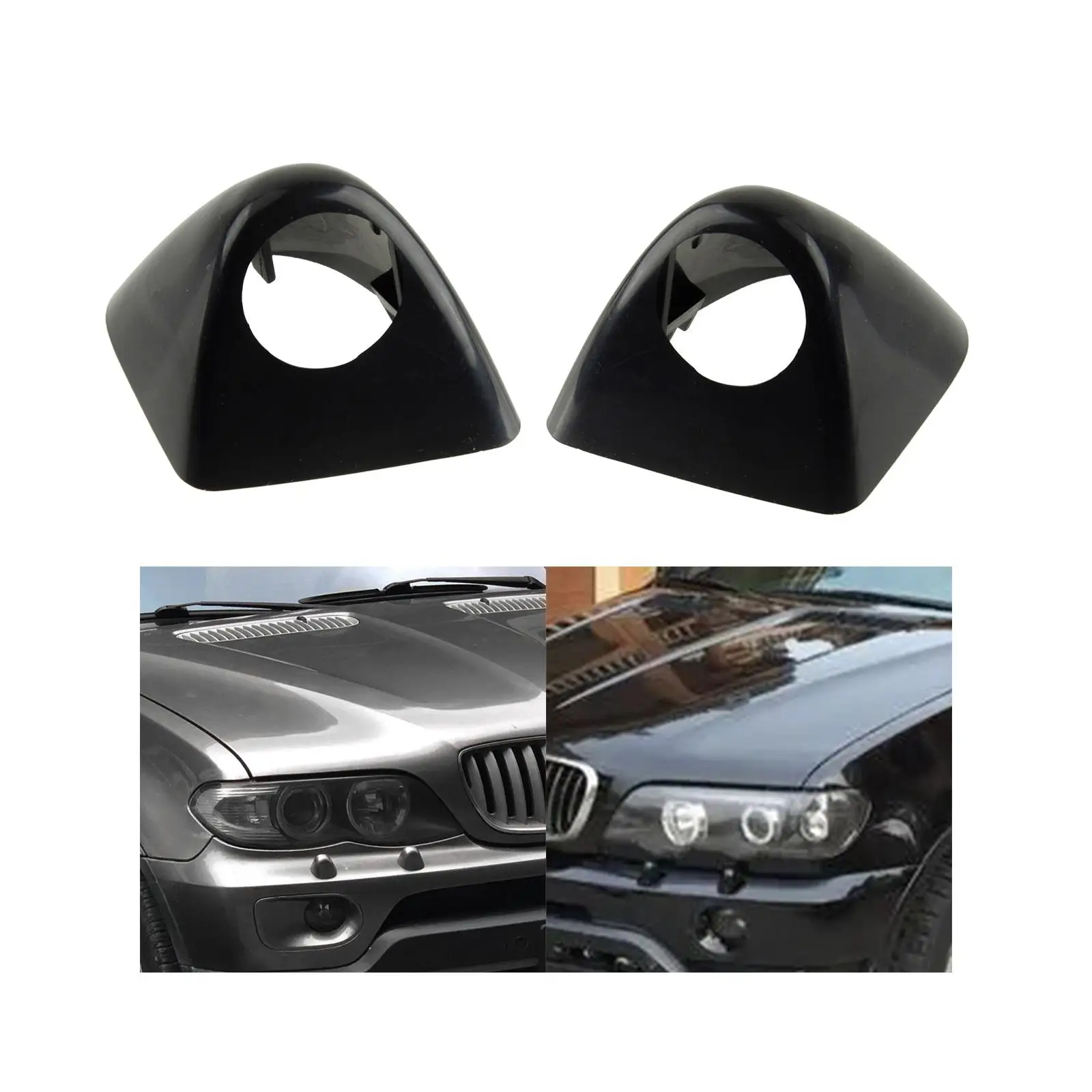 Replacement Headlight Washer Cover Sturdy for bmw E53 x5 Accessories