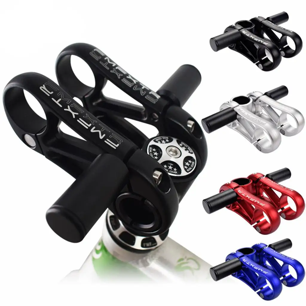 90mm MTB Road Bike Adjustable Stem Rotatable  Handlebar Riser 