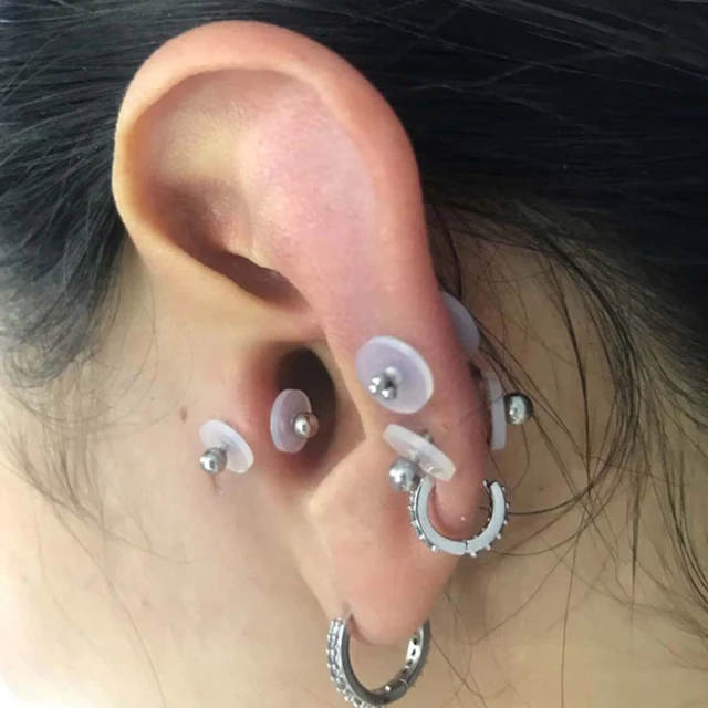 300PCS Earring Support Patches Earring Lifters Clear Skin Color Waterproof  Earring Ear Lobe Support Patch for Earring - AliExpress