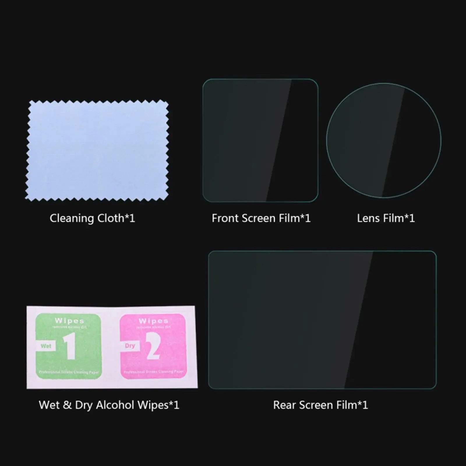  Film Lens Front and Back Film Anti  Camera Accessories Anti Bubble 9H Protective Film
