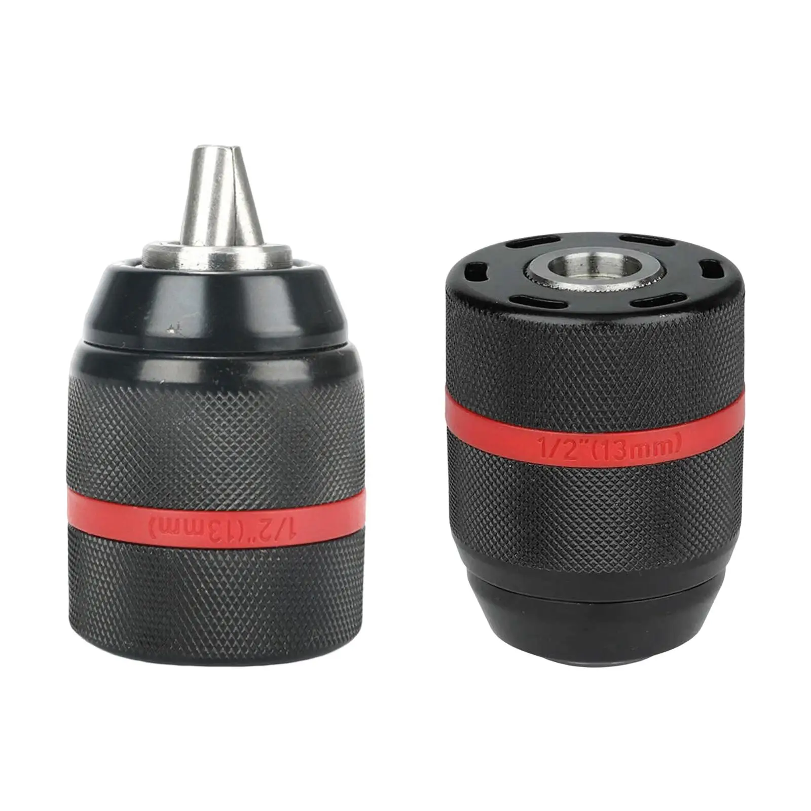 13mm Keyless Drill Chuck Adapter Durable Convenient Practical Metal Heavy Duty Conversion Adapter for Multiple Purposes Drills