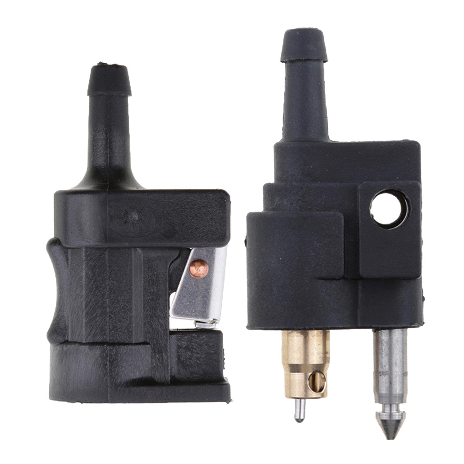 6mm Line Connector Fittings Compatible with Outboard Motor Fuel