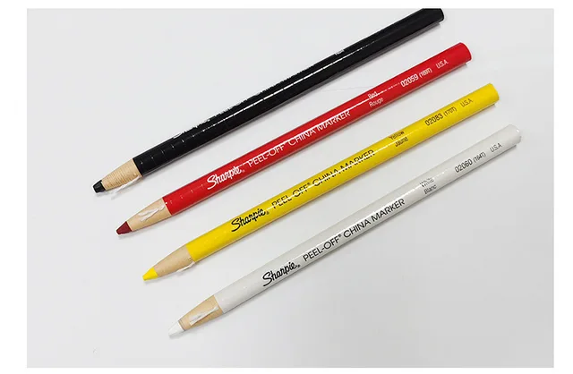 5PCS China Markers Peel Off Chinagraph Grease Wax Pencil For Metal Glass  Fabric