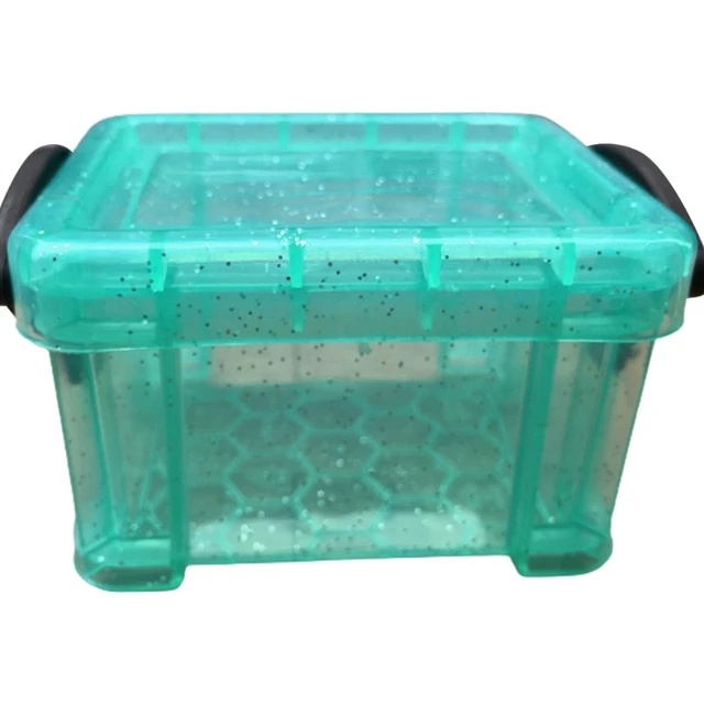 Small Organizer Box With Lock 4 liters Blue Sort - AliExpress