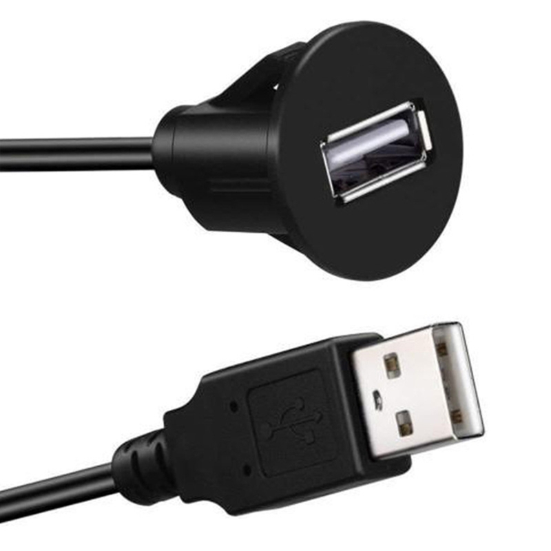 USB 2,0 wasserdichtes Kabel Stecker zu Buchse Auto Armaturen brett Stereo Line Verlängerung kabel für Motorrad – Detail 15