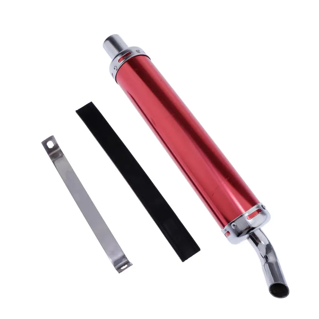 28mm Exhaust  Red For 90cc 110cc 125 150cc  Dirt ATV