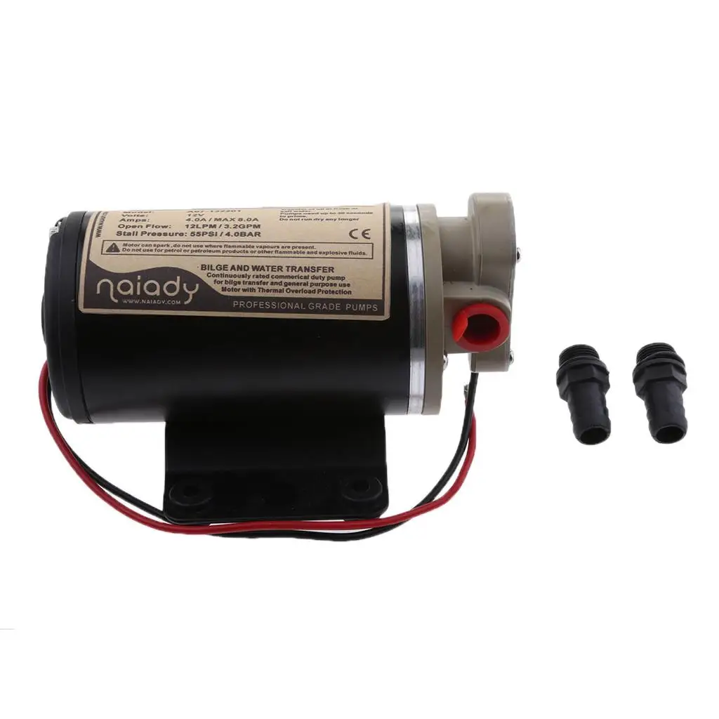 12V Scavenge Impellor Gear Pump - for Fuel Scavenge Oil Transfer - Amps