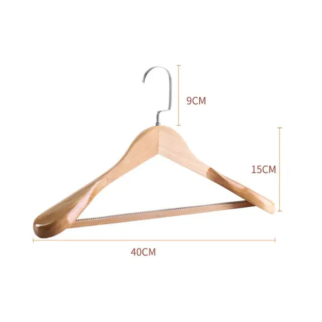 Coat Hanger Non-slip Rack Premium Wooden Non-slip Shoulder Hangers