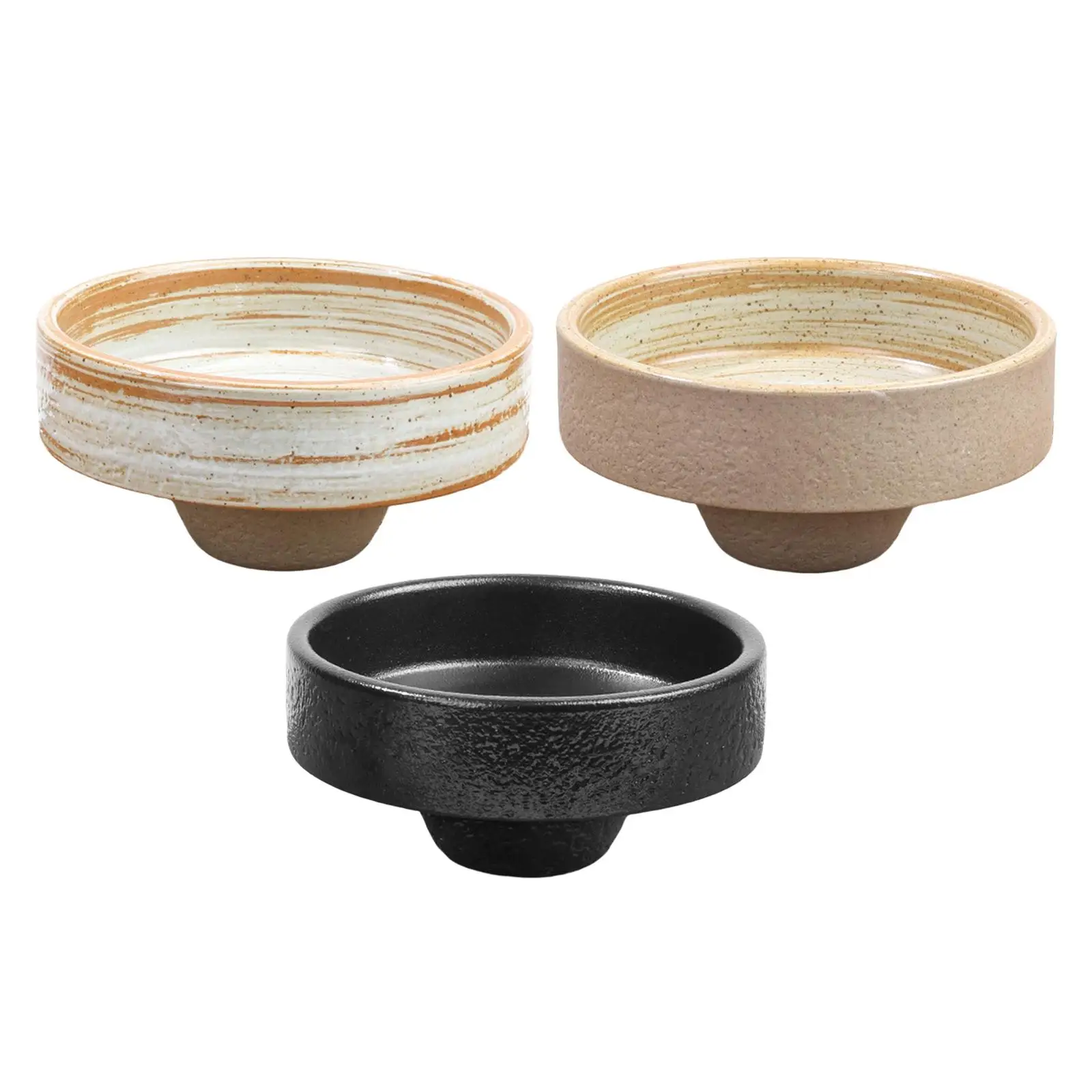 Ceramic Ikebana Bowl Centerpiece Small Holder Decorative Decor for Desktop