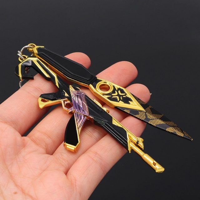 チャンピオンズ2023 クナイ Valorant銃剣ミニ武器キーホルダー