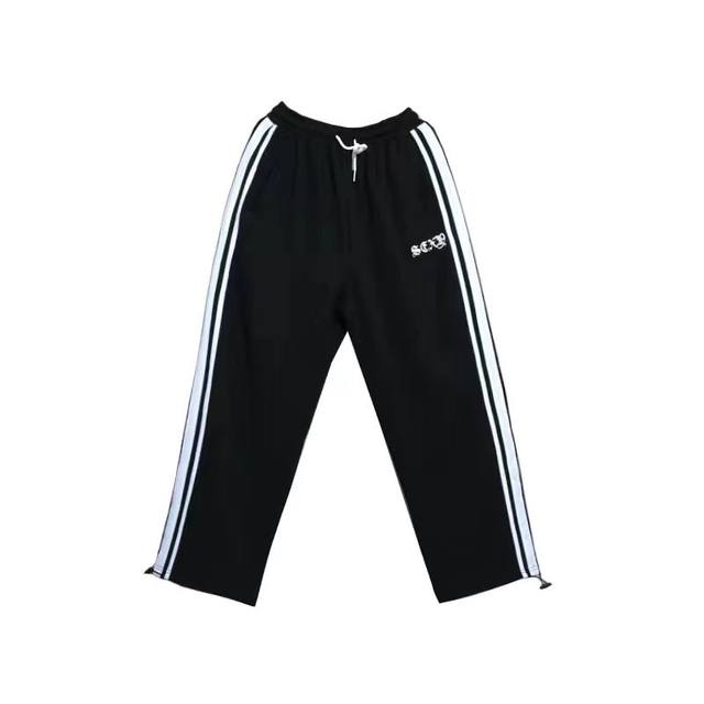 HOUZHOU Vintage Y2k Track Pants Mulheres Hip Hop Gyaru Perna Larga