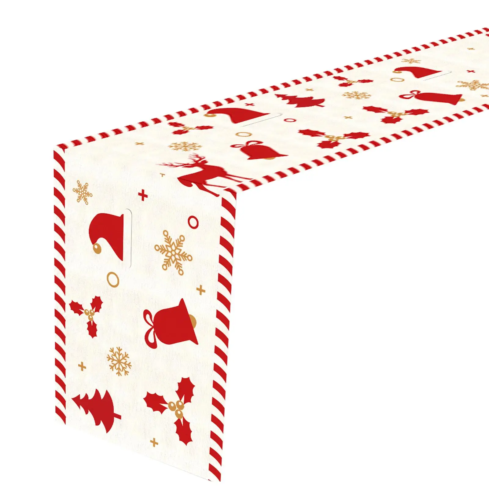 Linen Christmas table cloth Table Mat Waterproof Seasonal Winter Holiday for
