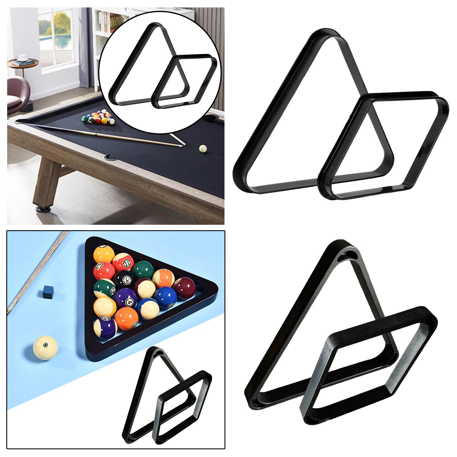 Billiard Ball Rack Set Triangle Rack Diamond Rack Eight Ball Nine Ball Pool Accessory Table Rack Billiard Ball Stand