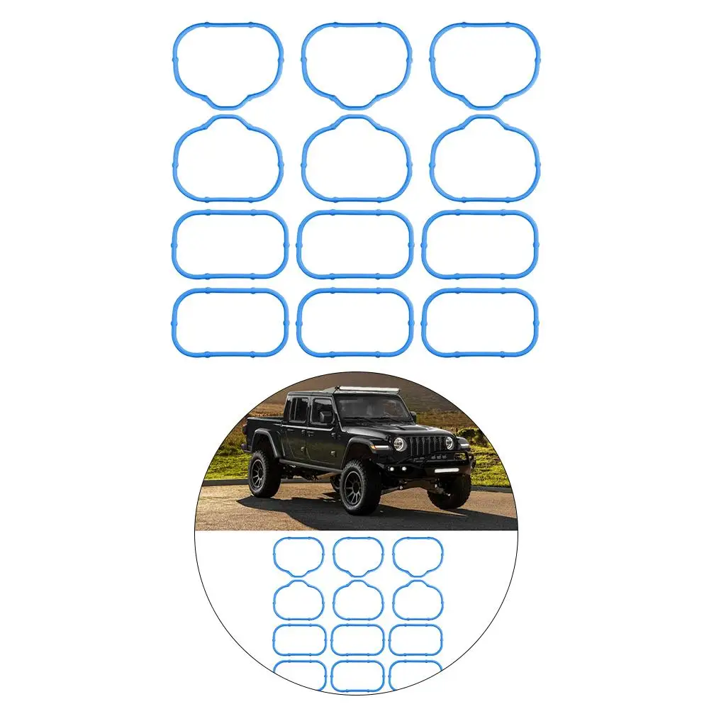 Intake Manifold Gaskets Lower & Upper Gasket Plenum Set Fit for Chrysler 200 300