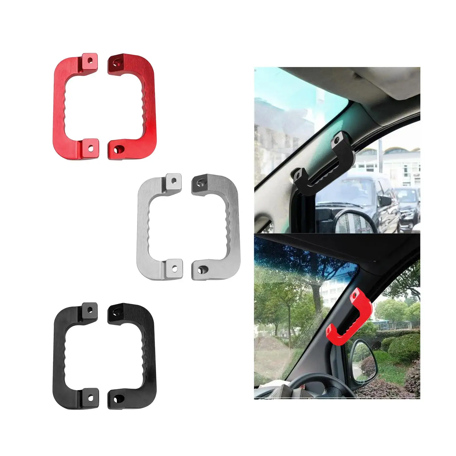 Grab Roof Handle for Automobile Durable Replaces for Truck Cargo Trailer for Camper Top Handle Billet Grab Handle