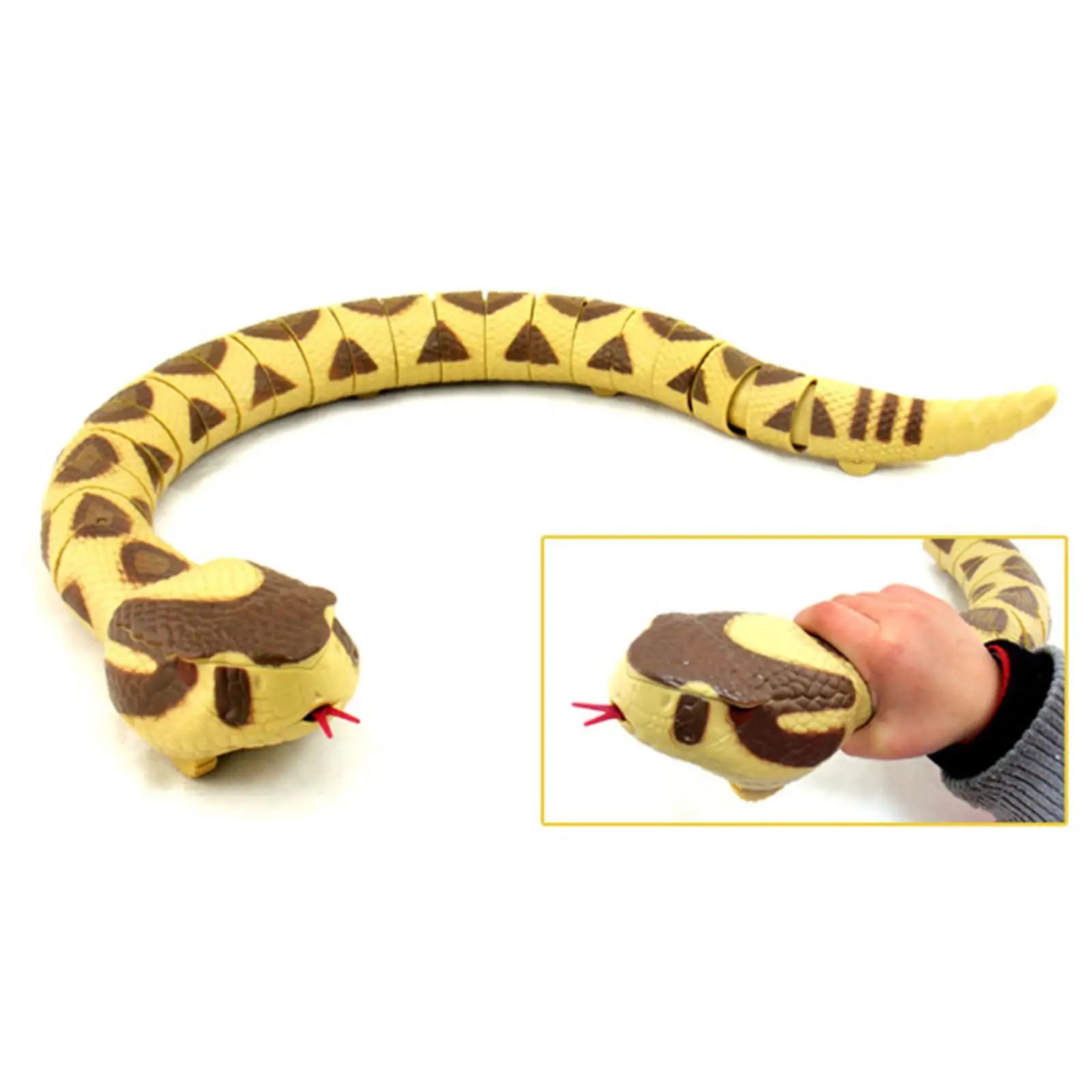 Lifelike RC Snake Toys Scary Snake Toy Artifical Snake Model Party Favors for Party Tricks Jokes Prop Holiday Gifts