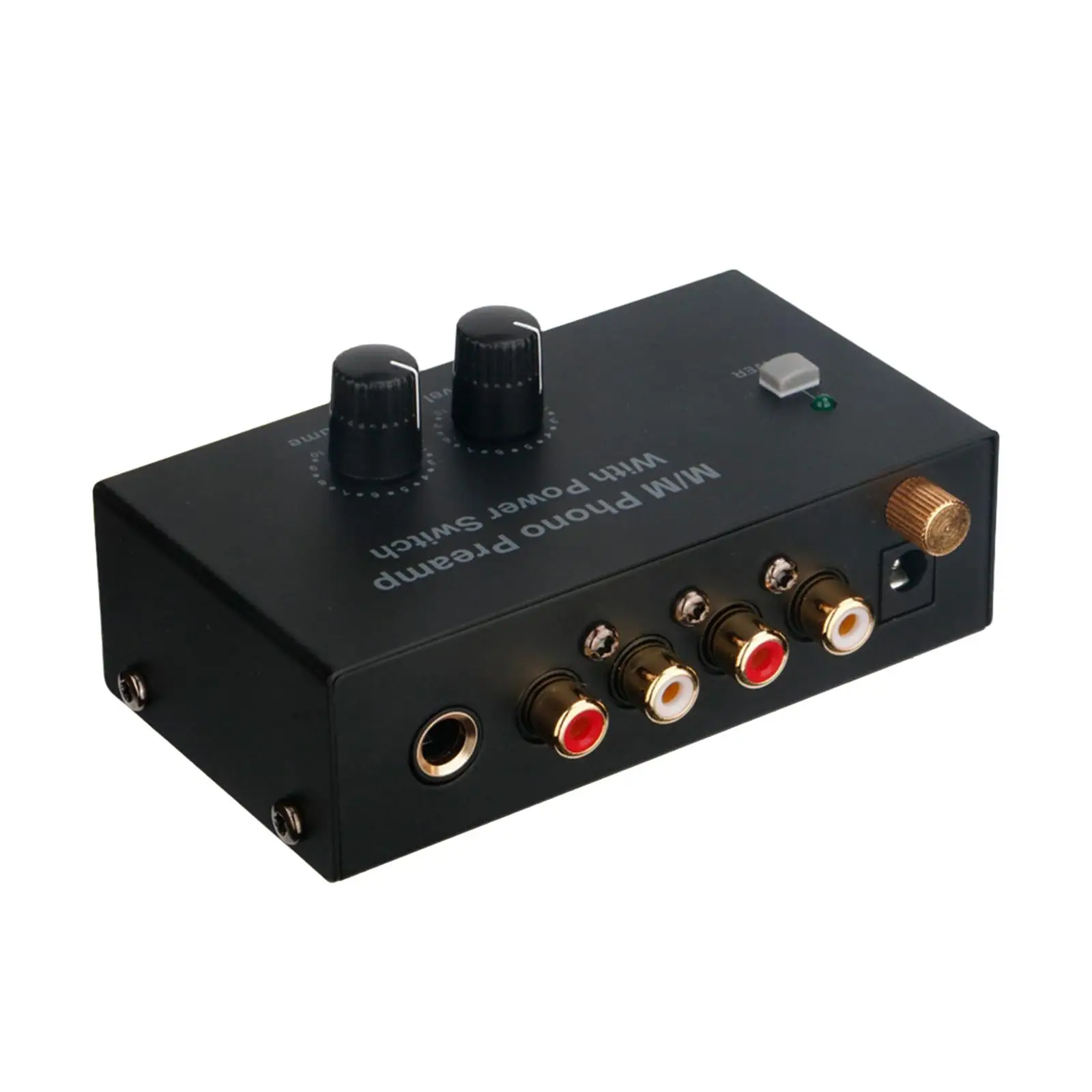 Phono Turntable Preamp Stereo with Level Volume Control  Record Player Low Noise Phonograph Preamplifier