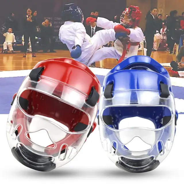 Tusah WTF Approved Taekwondo Head Guard, Blue 