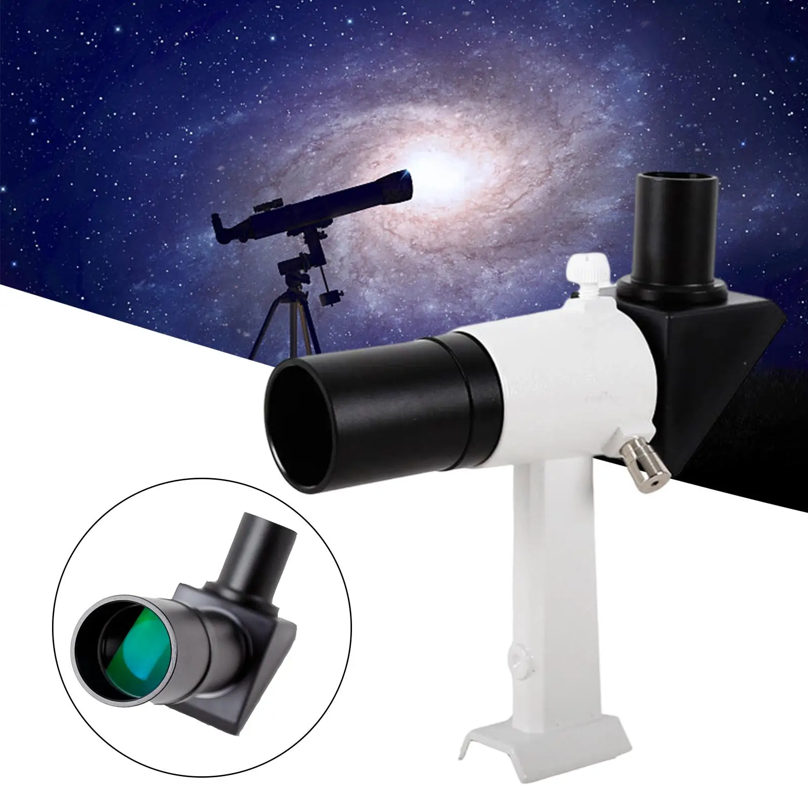 Telescope  6x30 90 Degree Astronomy Angle Plastic Achromatic Bracket
