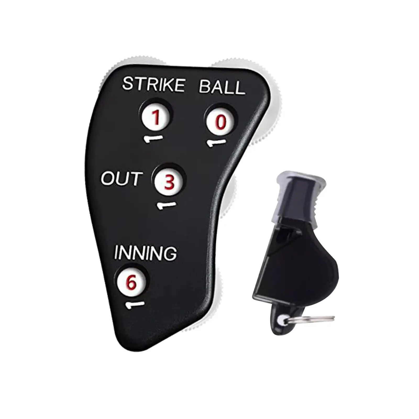 4 Wheel Baseball Umpire Ball Strike Counter Umpire Indicator Scoring Device Outs Supplies Baseball Umpire Gear Indicator