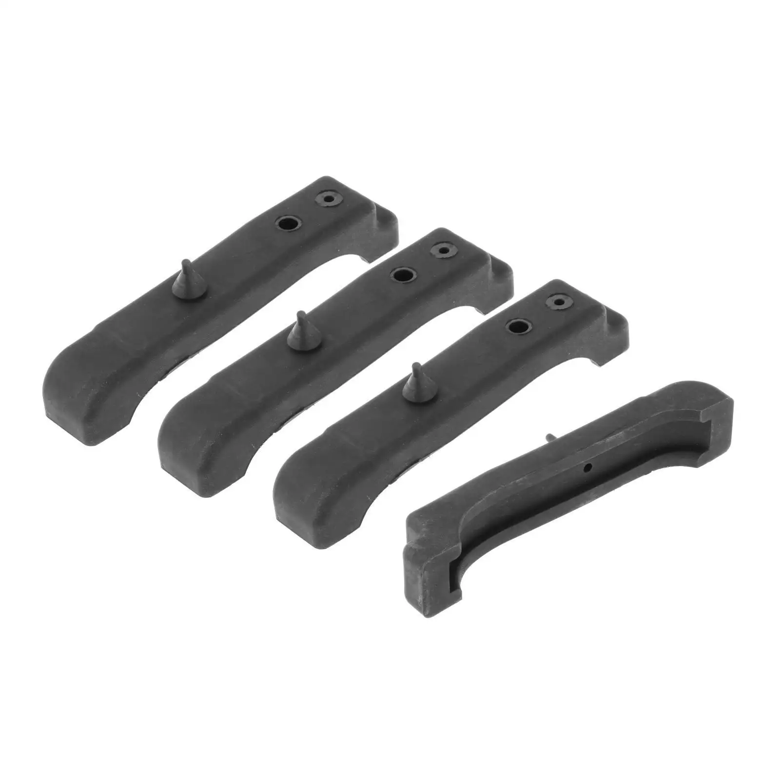 4x Cars Rubber 4 Core Radiator Mounting Cushions Support Pads, Fit for GM 1968-1981 4012-326-682S, Black