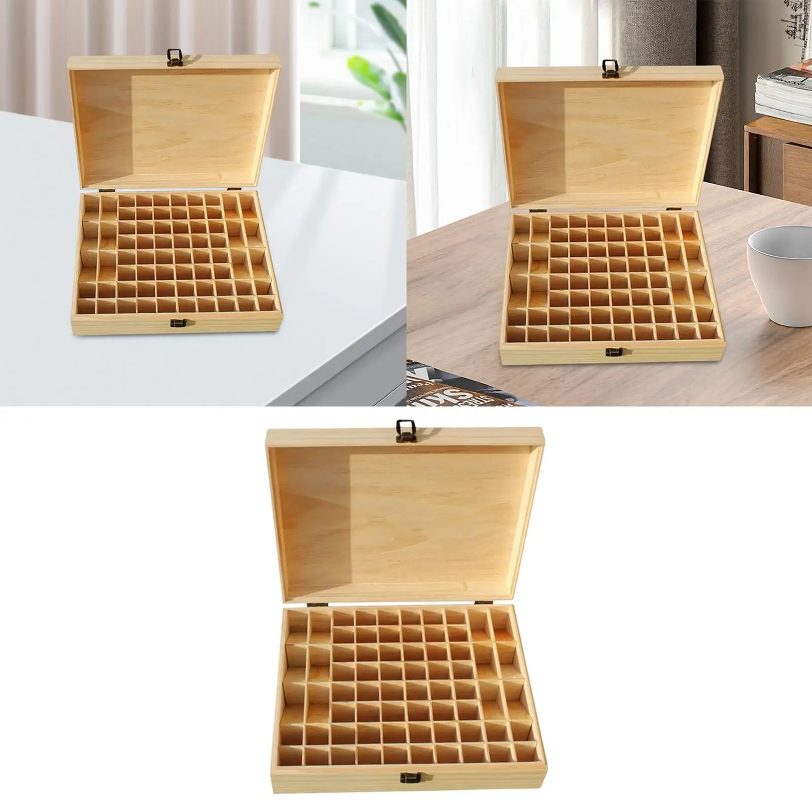 68 Compartments Essential Oil Storage Box Carrying Case for jewelry