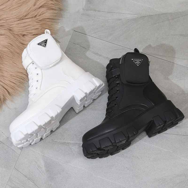 Title 4, Women Boots New In Motorcycle Ankle Boots Wedge...