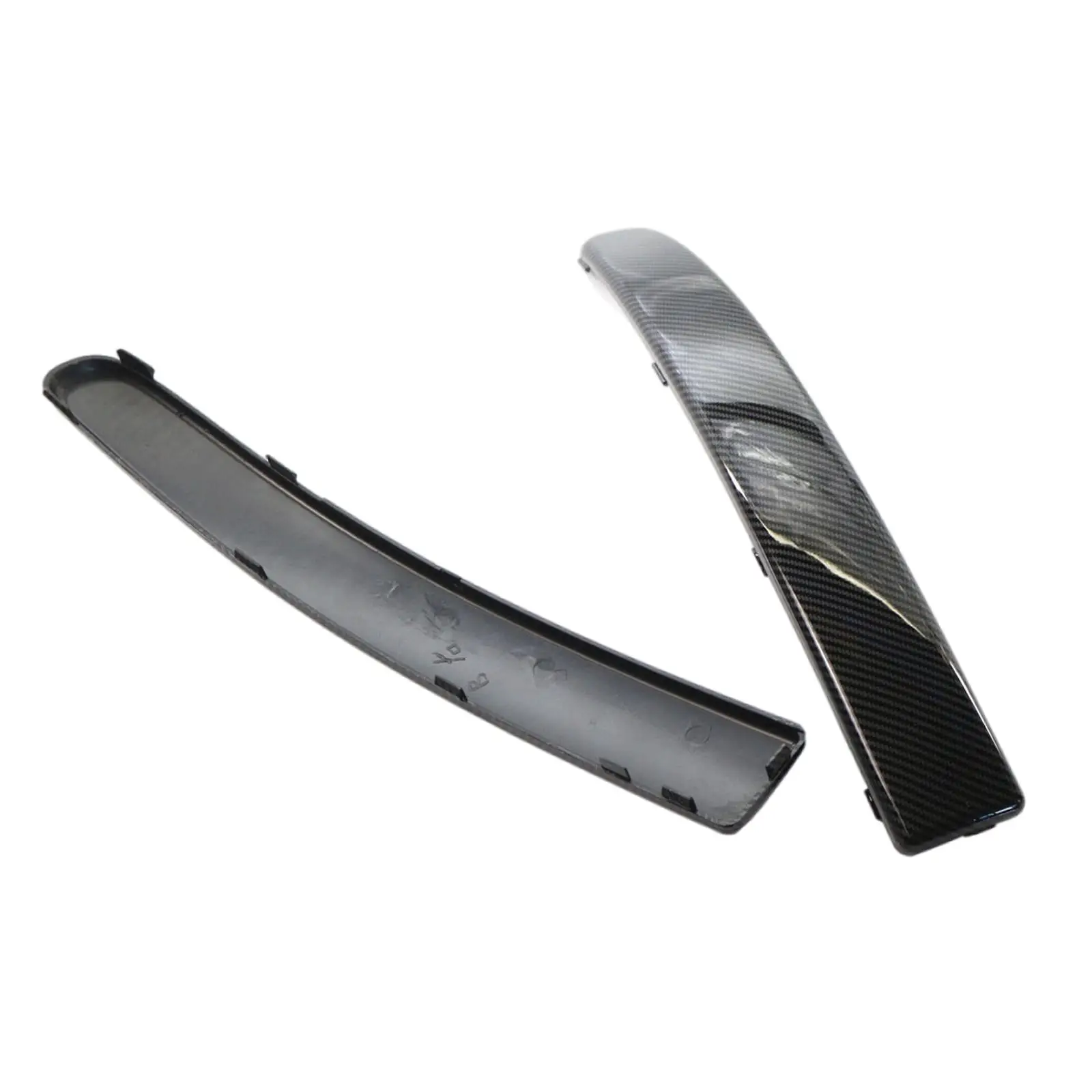 2Pcs Car Front Bumper Moulding Trim 735455057 735455056 Accessories ABS Left Right Impact Strip Fit for Fiat 500 2007-2015