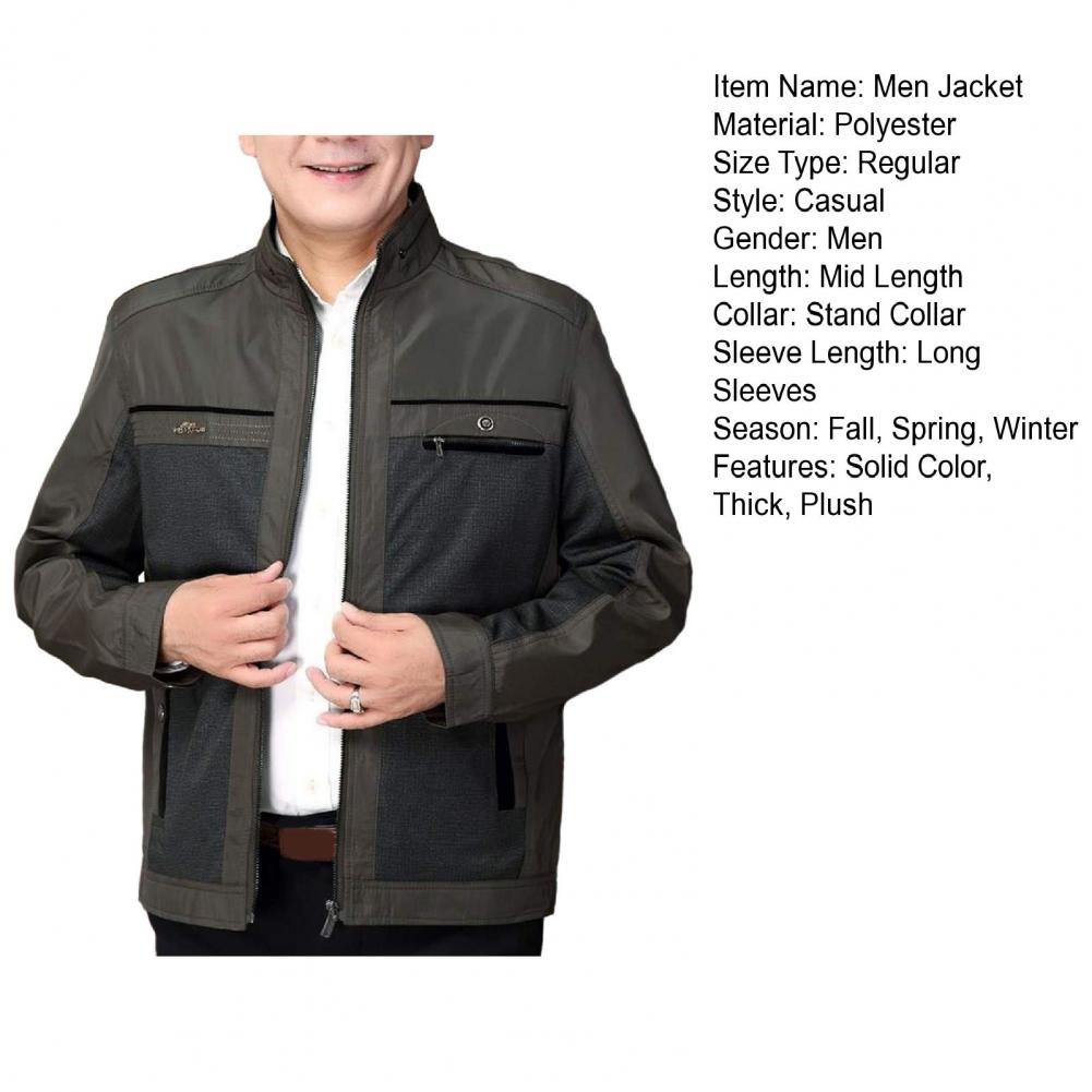 Thickened Velvet Jacket - Grey