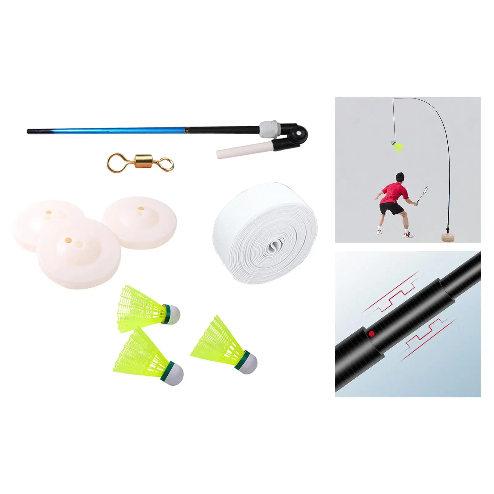 Premium Badminton Trainer Self-Study Practice Aids Badminton Self Training