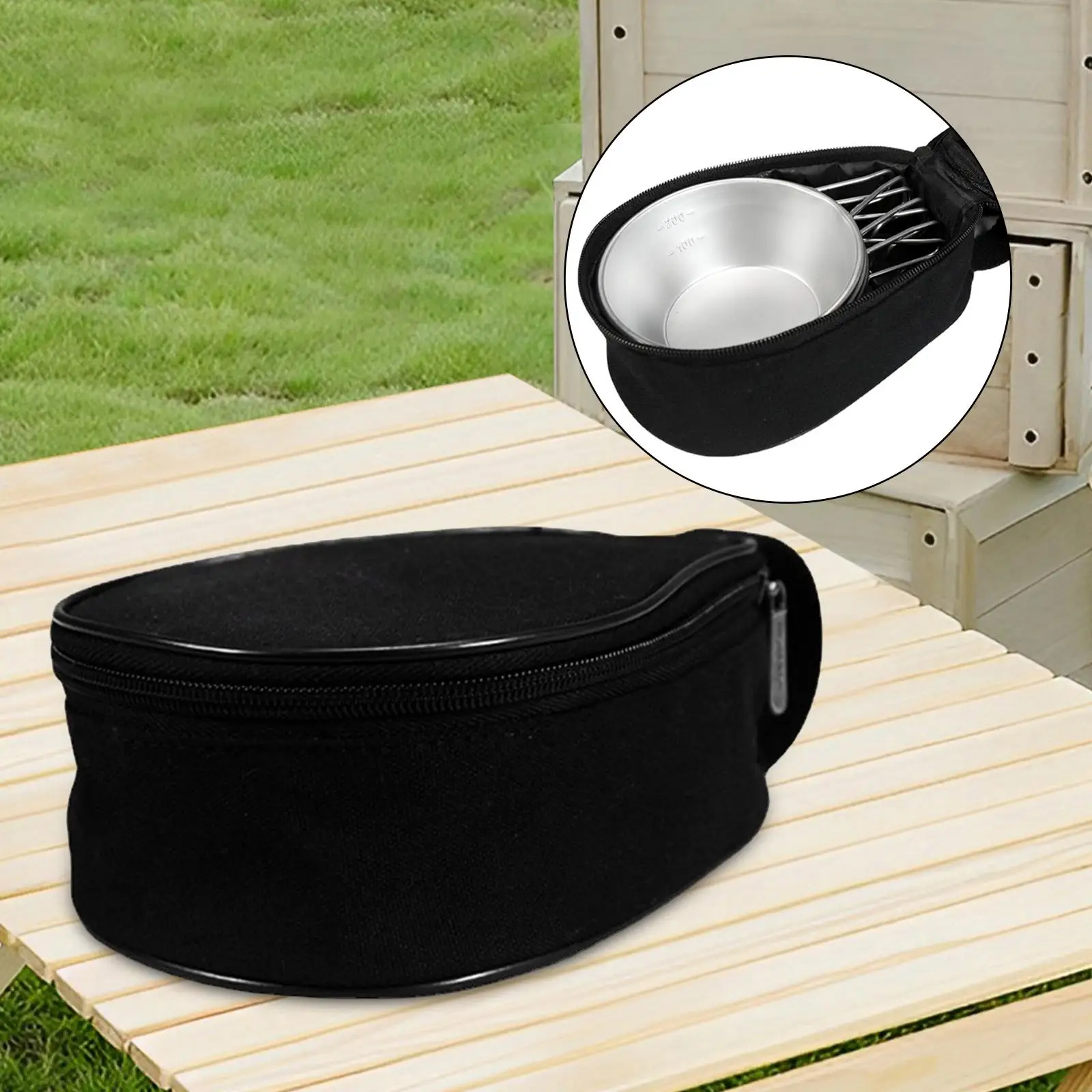Tableware Bowl Bag Durable Carry Case Activities Waterproof for Picnic Beach