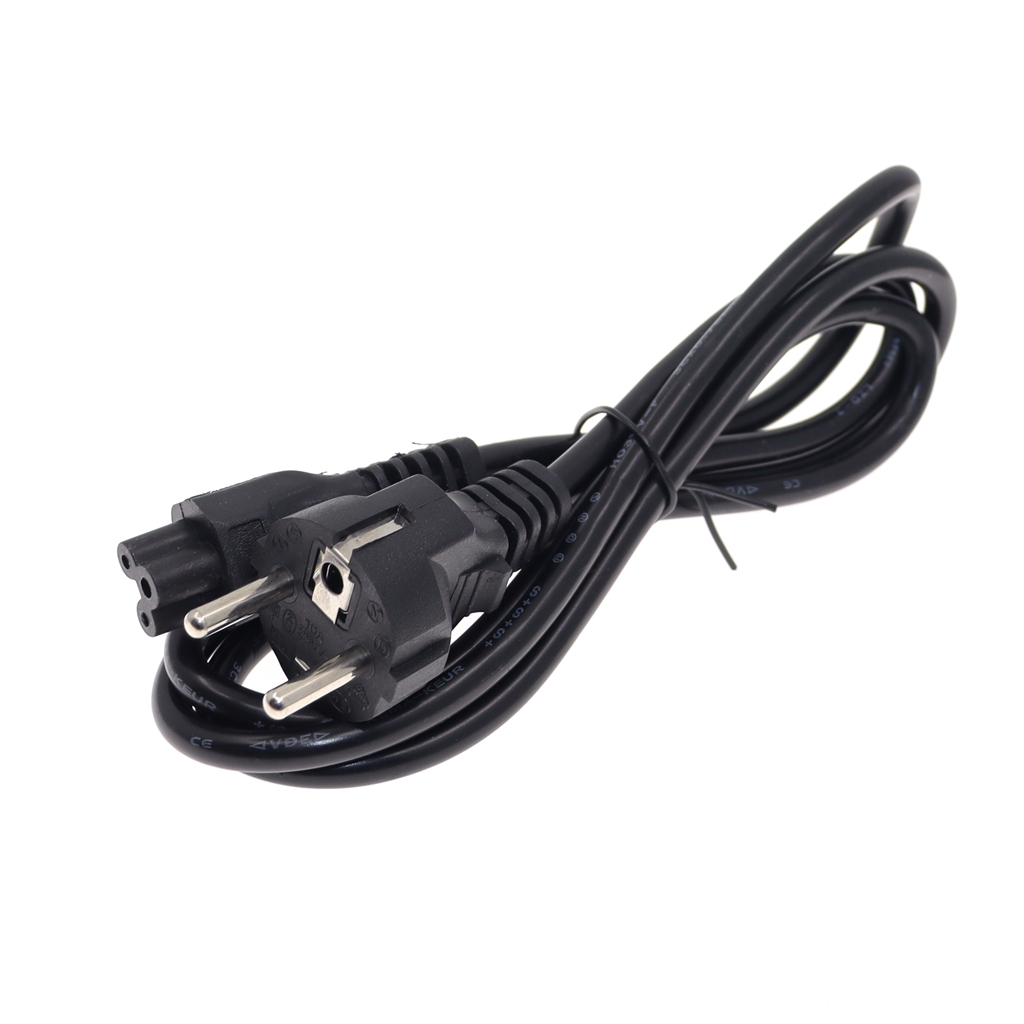 Description Picture 5 of itemEU Schuko CEE 2 prong to IEC C5 Cloverleaf Power Cord for Notebook Laptop AC Adapters 1.5m European Power Supply Lead Cable