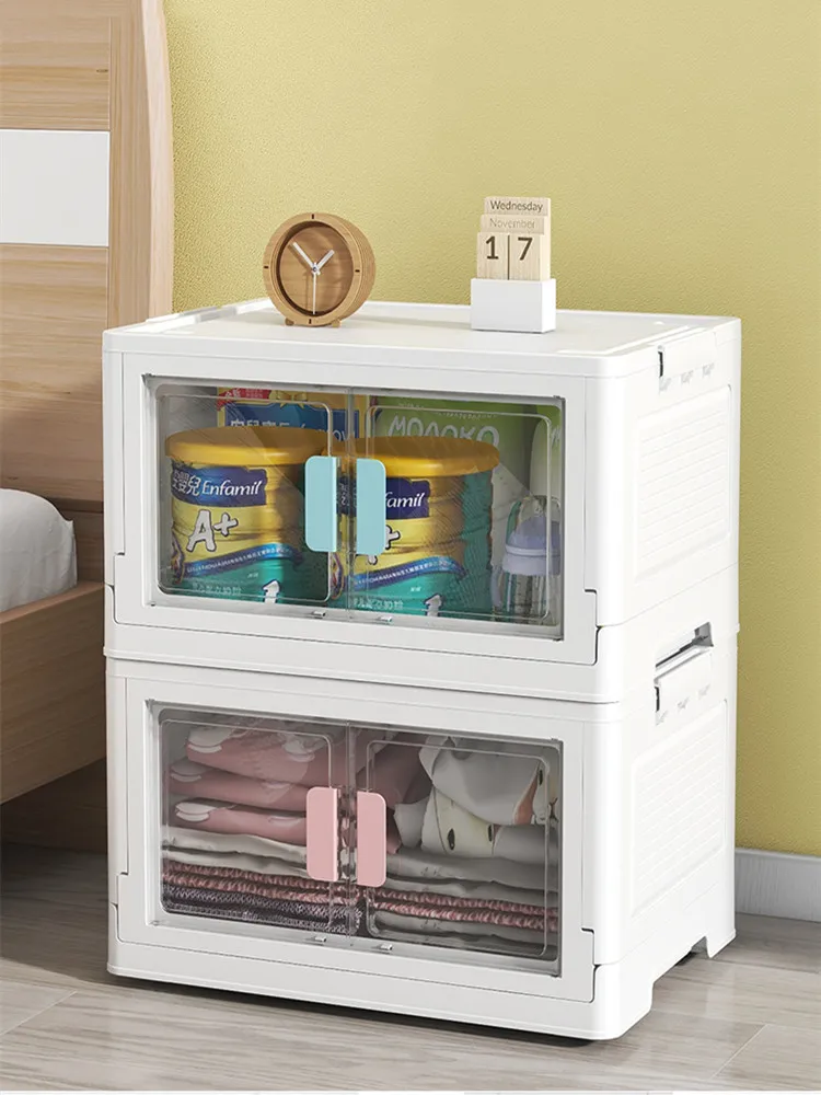 Title 2, Foldable Storage Box Stackable Sundries Organiz...