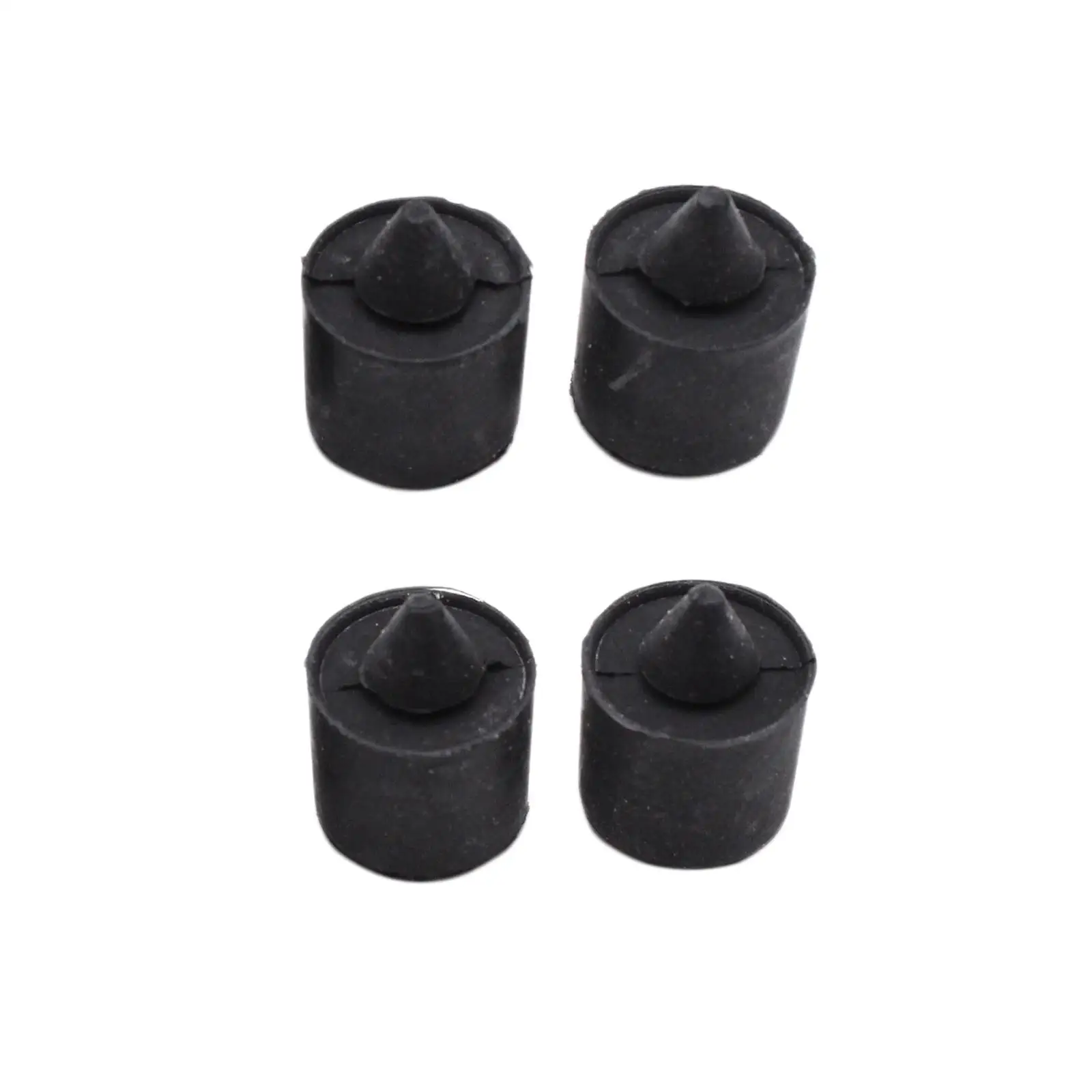 4 Pieces Vehicle 16.5mm Exterior Rubber Bumpers W705903S300 W705903-S300 Black for Ford F150 Escape Ranger Replace