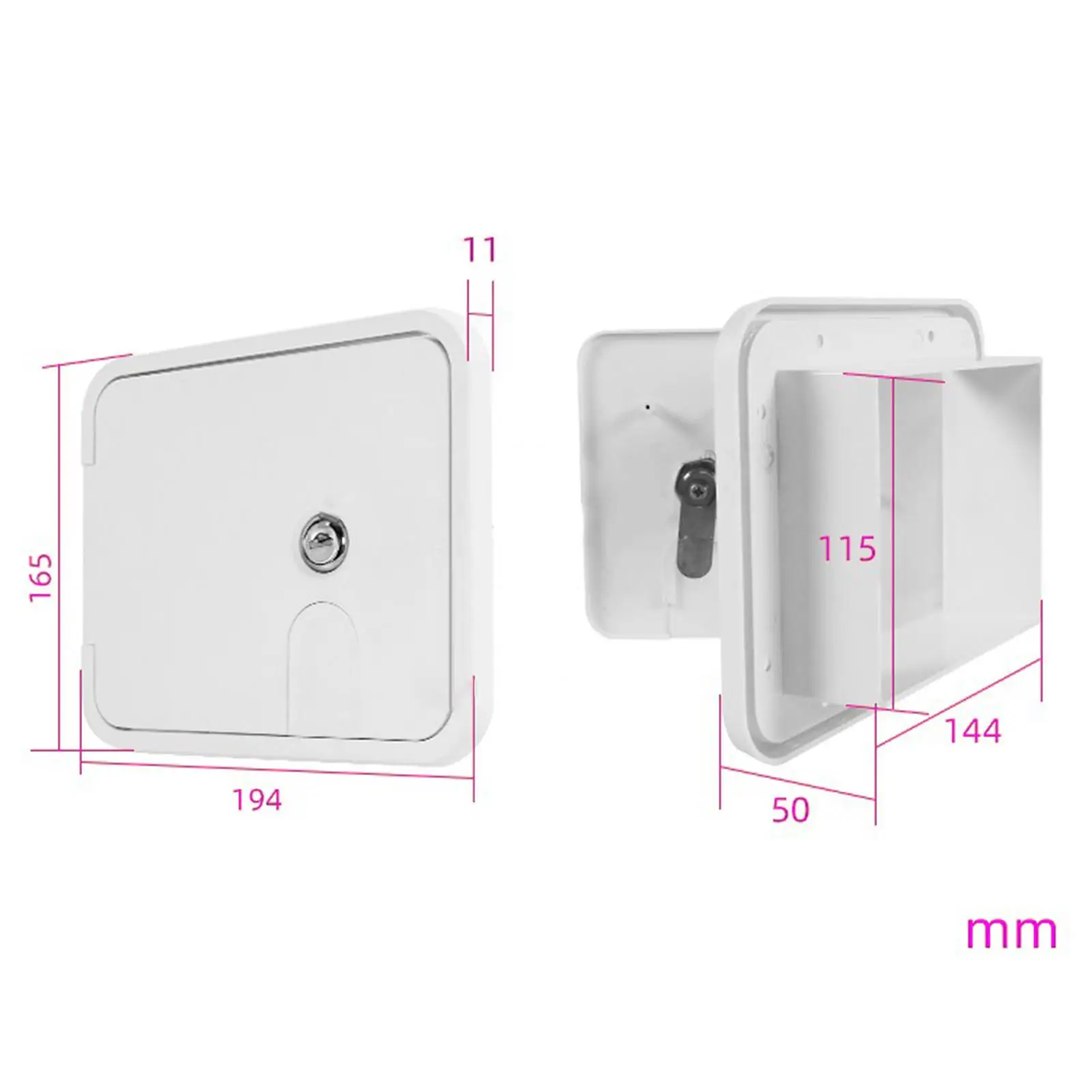 RV Electric Cable Reserved Door   for Trailer Motorhome