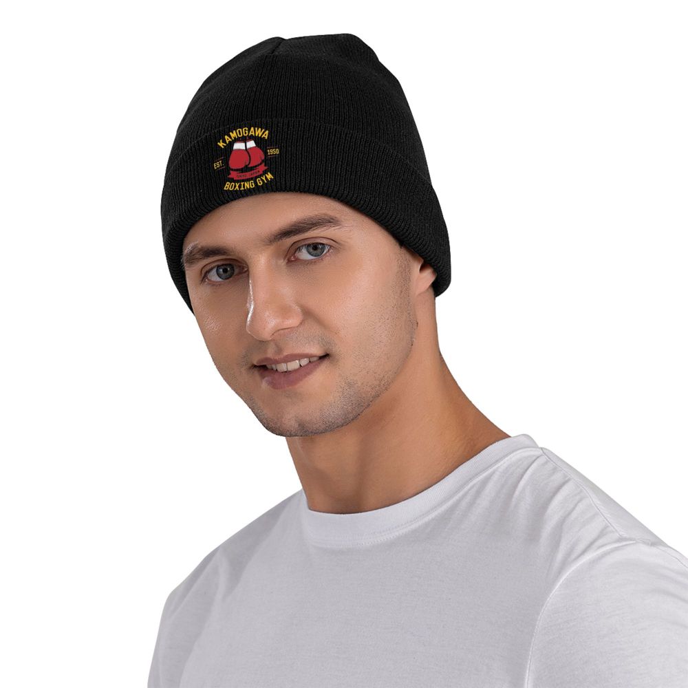 Hajime No Ippo Anime Gestrickte Hut Beanie Herbst Winter Hut Warme Neue Kamogawa Boxhandschuhe Caps Männer Frauen – Detail 2