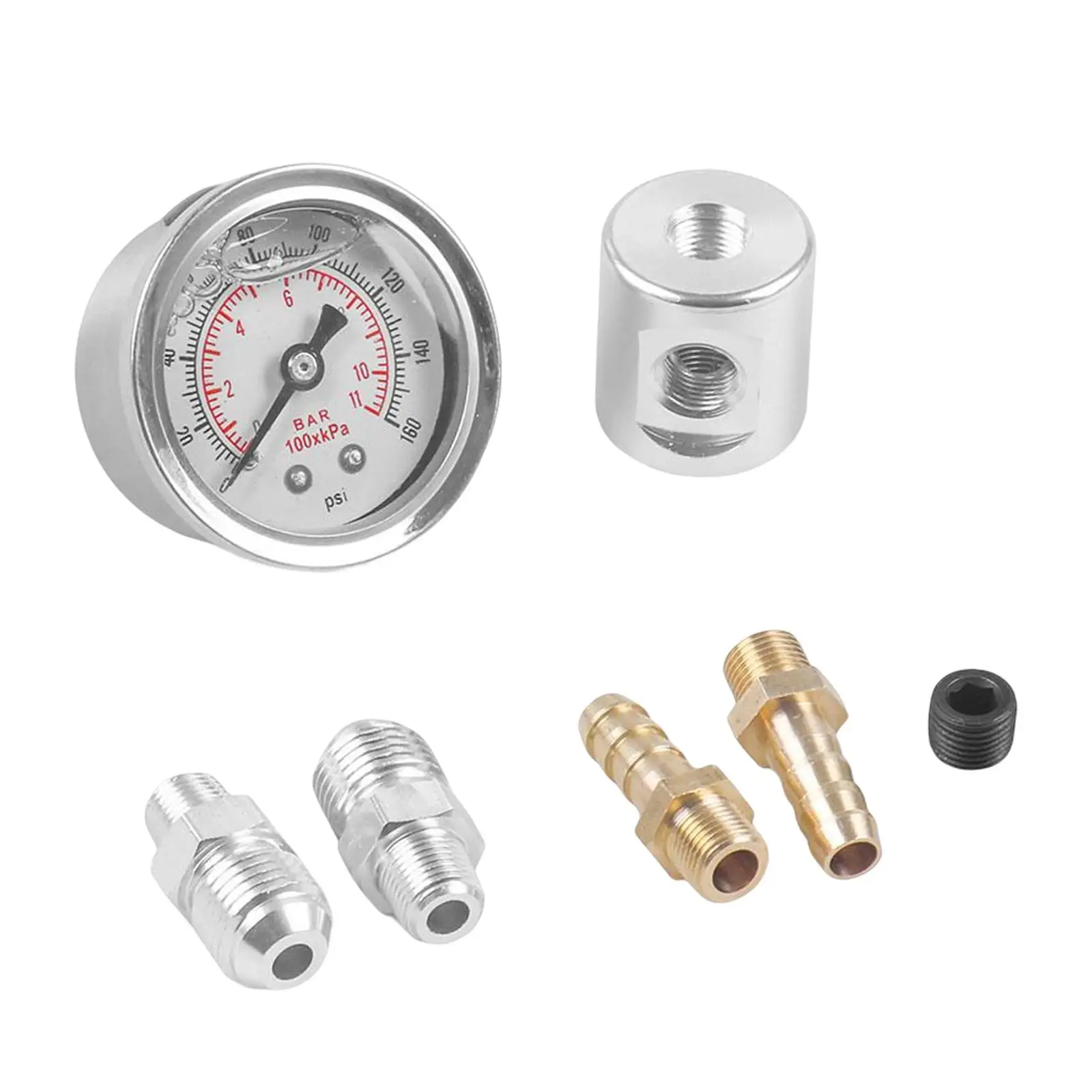 Fuel Pressure Gauge 1/8 NPT Professional Accessories Fit for `88-`00