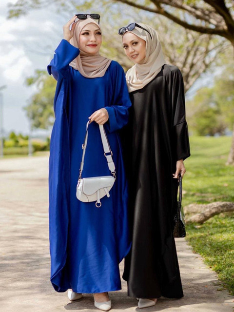 Mulher Abaya Dubai Muçulmano Hijab Vestido Abayas Mulheres