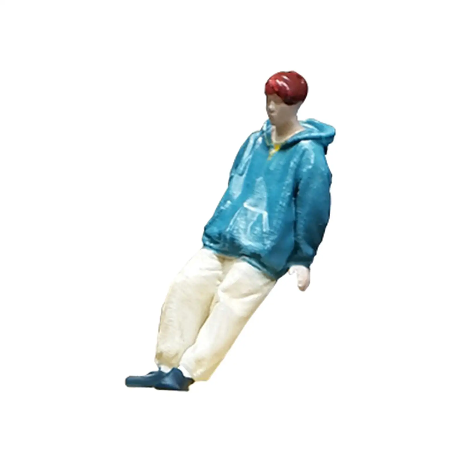 1/64 Resin Boys Model Street Figure, Diorama Action Figurines, Collectibles Scene Props