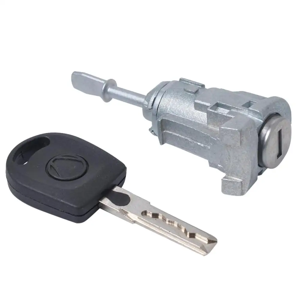 Car Left Door Lock Cylinder Safety Lock Core With Key for 97-05