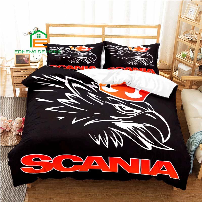 Description Picture 5 of itemScania Truck Logo Duvet Cover Set Bedding for Aldult Kids Bed Set Game Quilt Cover Comforter Cover Bedding Set
